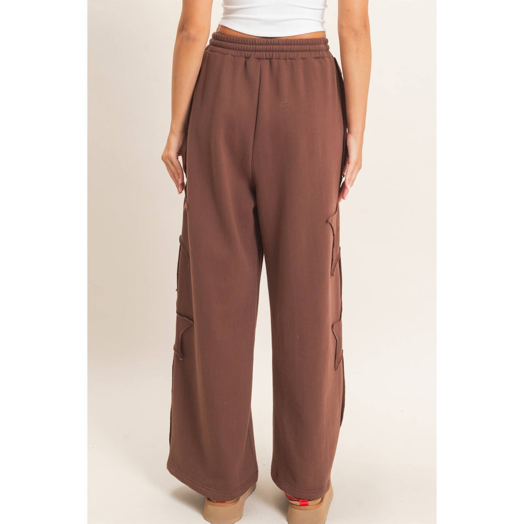 French Terry Star Patch Sweatpants