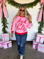 PREORDER- DECK THE HALLS BOW SWEATER