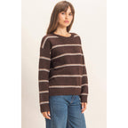 Striped Crew Neck Sweater