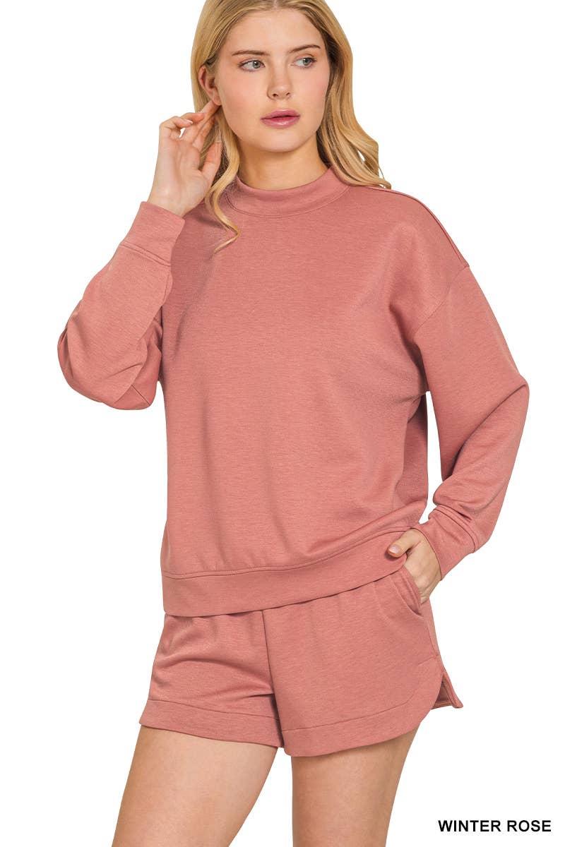 0822 Scuba Pullover & Shorts 2PC Set SI-28647