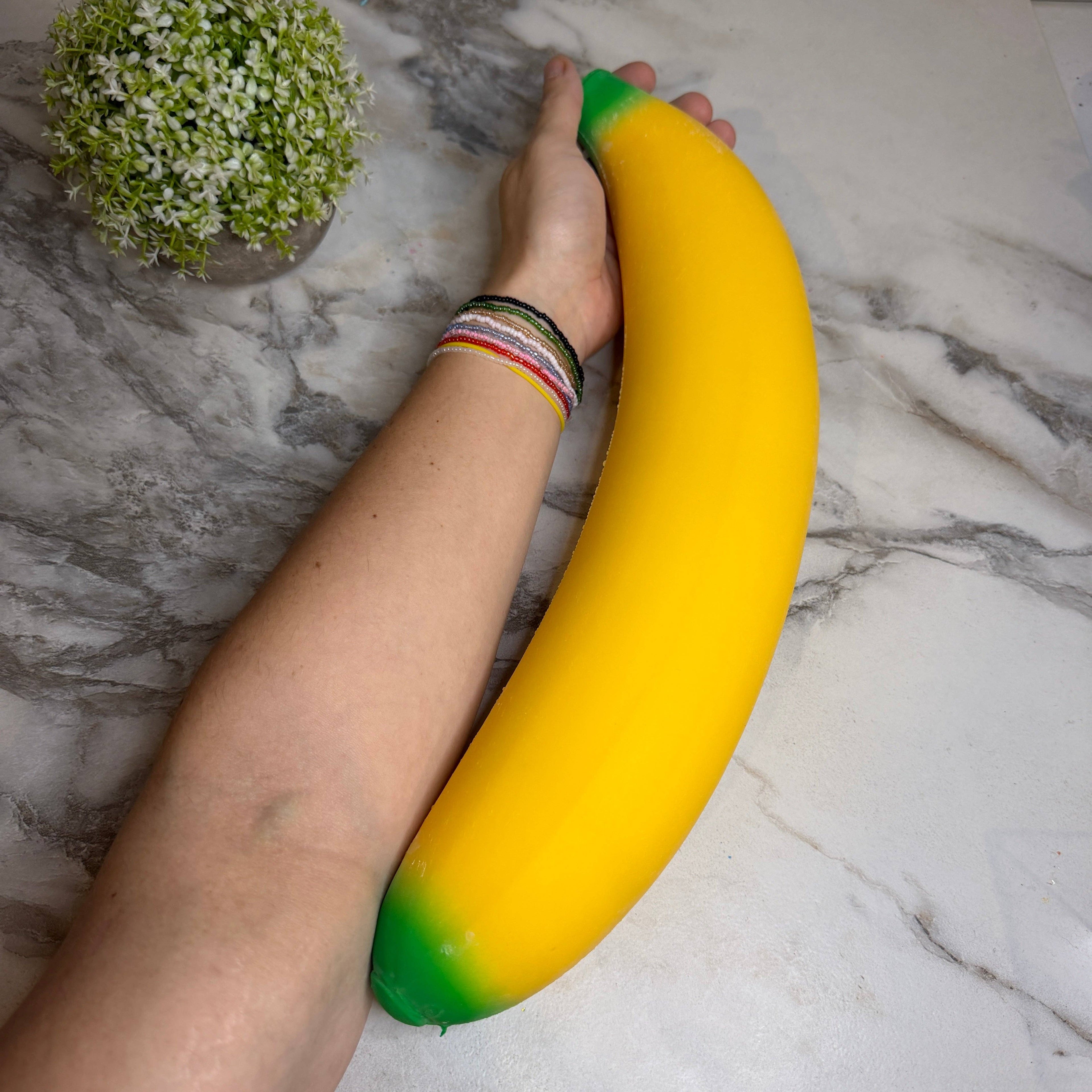 Squishy Toy - Banana, Jumbo