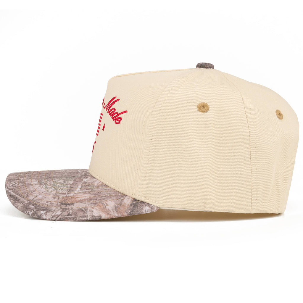 C.C AMERICAN MADE 1776 Letter on Two Tone Trucker Hat