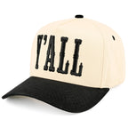 C.C Y'ALL Letter Embroidered Two Tone Trucker Hat