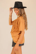 Vintage Fringe Boho Washed Tee