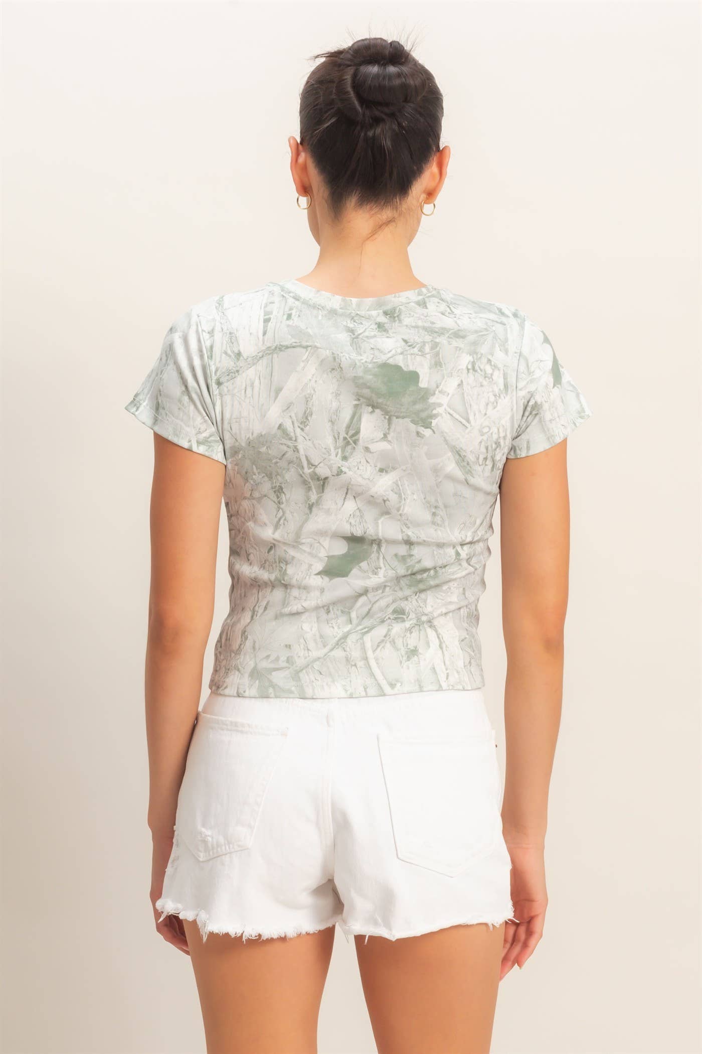Fitted Crew Neck T-shirt