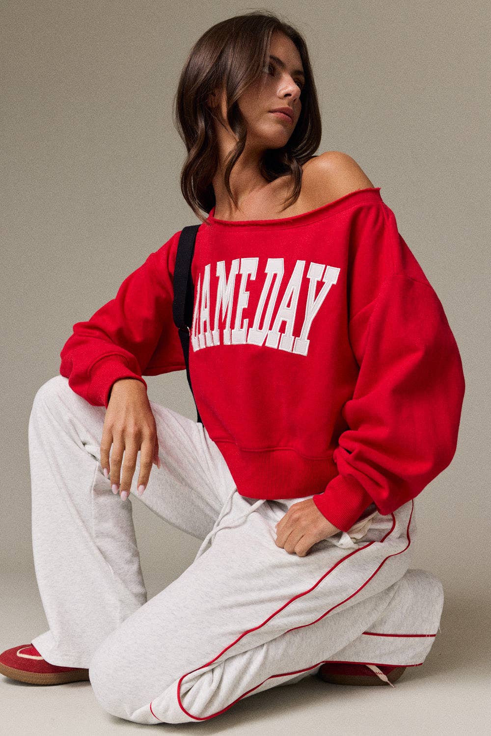 PT17835-6 Sydney Varsity Game Day Sweatshirt