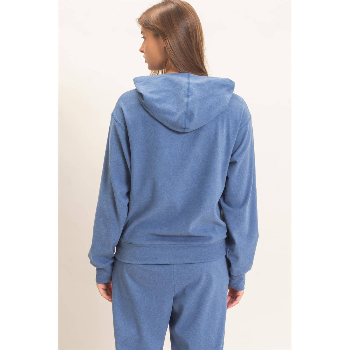 Long Sleeve Hoodie With Kangaroo Pocket