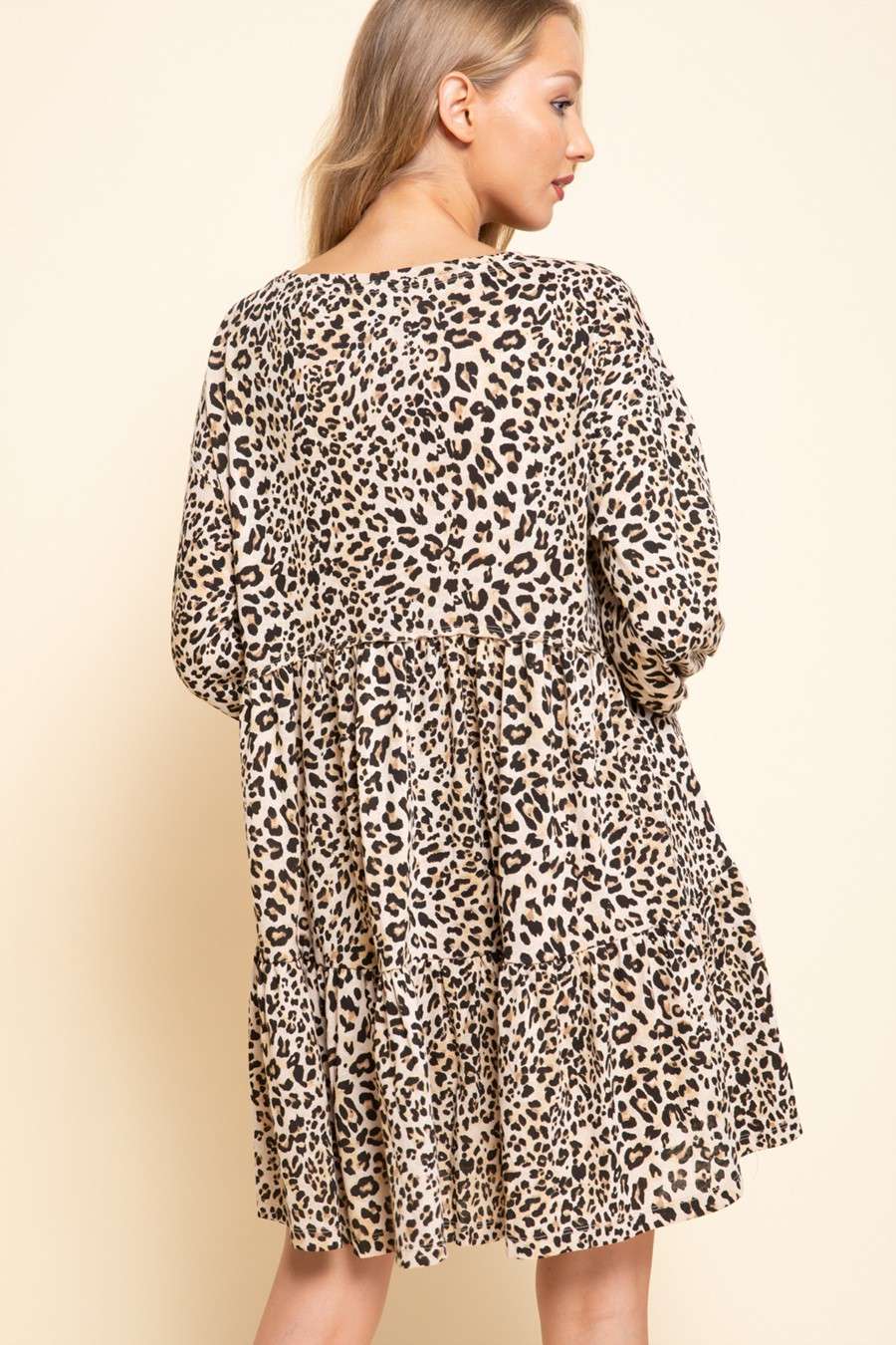 Leopard Babydoll Dress