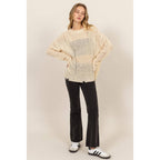 Distressed Knit Sweater