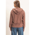 Long Sleeve Hoodie With Kangaroo Pocket