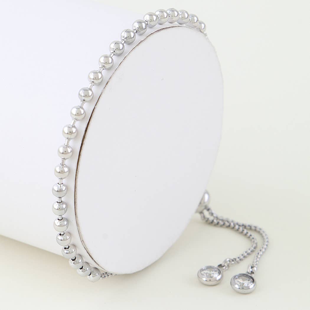 Classic Beaded Toggle Bracelet