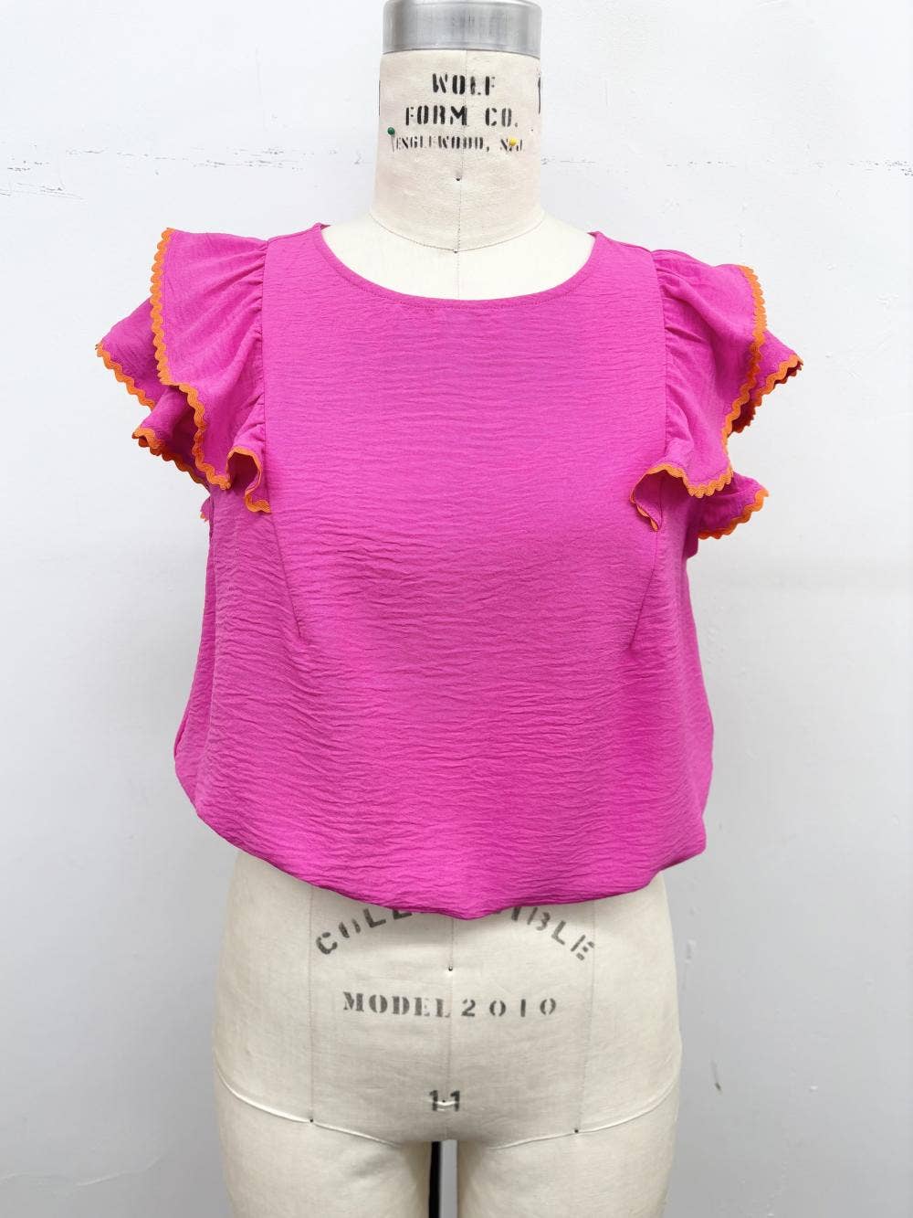 Ruffle Sleeve Airflow Top
