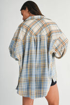 8376EN Kambrie Plaid Flannel Shirt