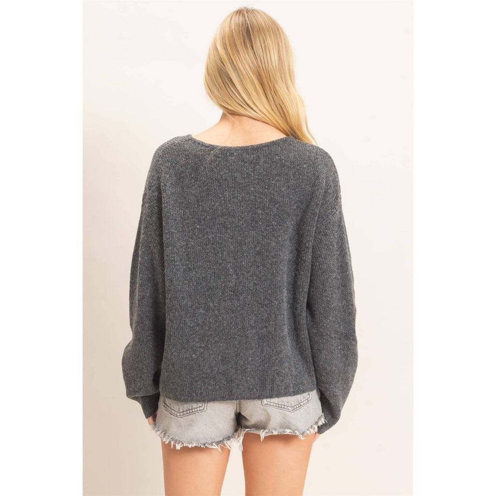 Ribbed Cardigan