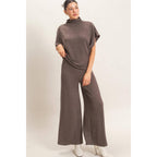 Dolman Sleeve Top And Pant Set