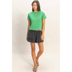 Crew Neck Cotton T-Shirt