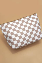 CHECKER COSMETIC BAG