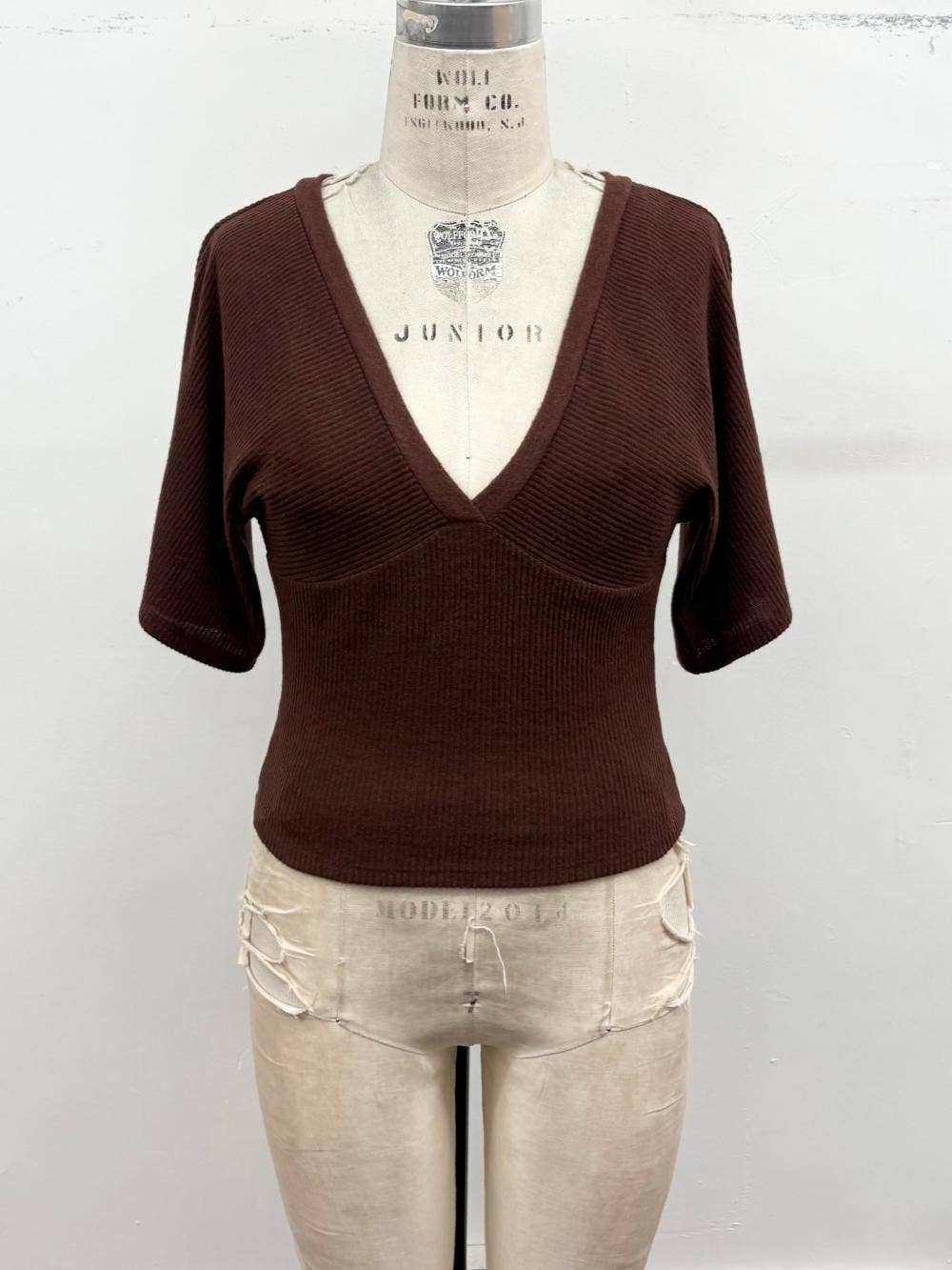 Hacci Rib Matching Pant Set
