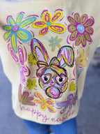 Bubble Gum Bunny With Flowers