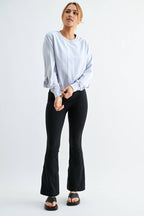 Mineral Cloud Bubble Hem Pullover