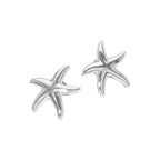 Metal Starfish Stud Earrings