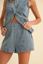 Abby Jean Vest + Shorts Set