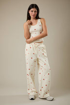 Strawberry Scoop Neck Tank Top