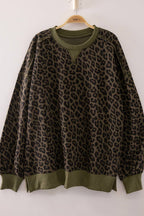 NT12770-Printed Crew Neck Sweatshirt
