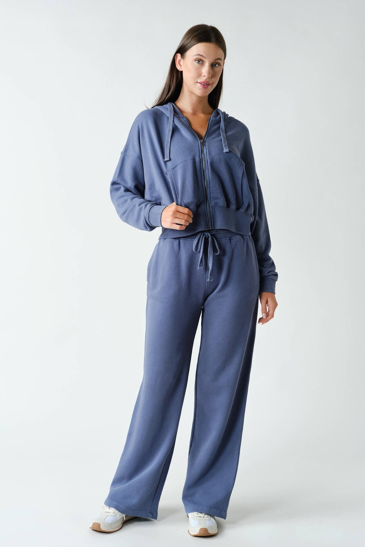 Urban Ease Mineral Wash Hoodie Jacket