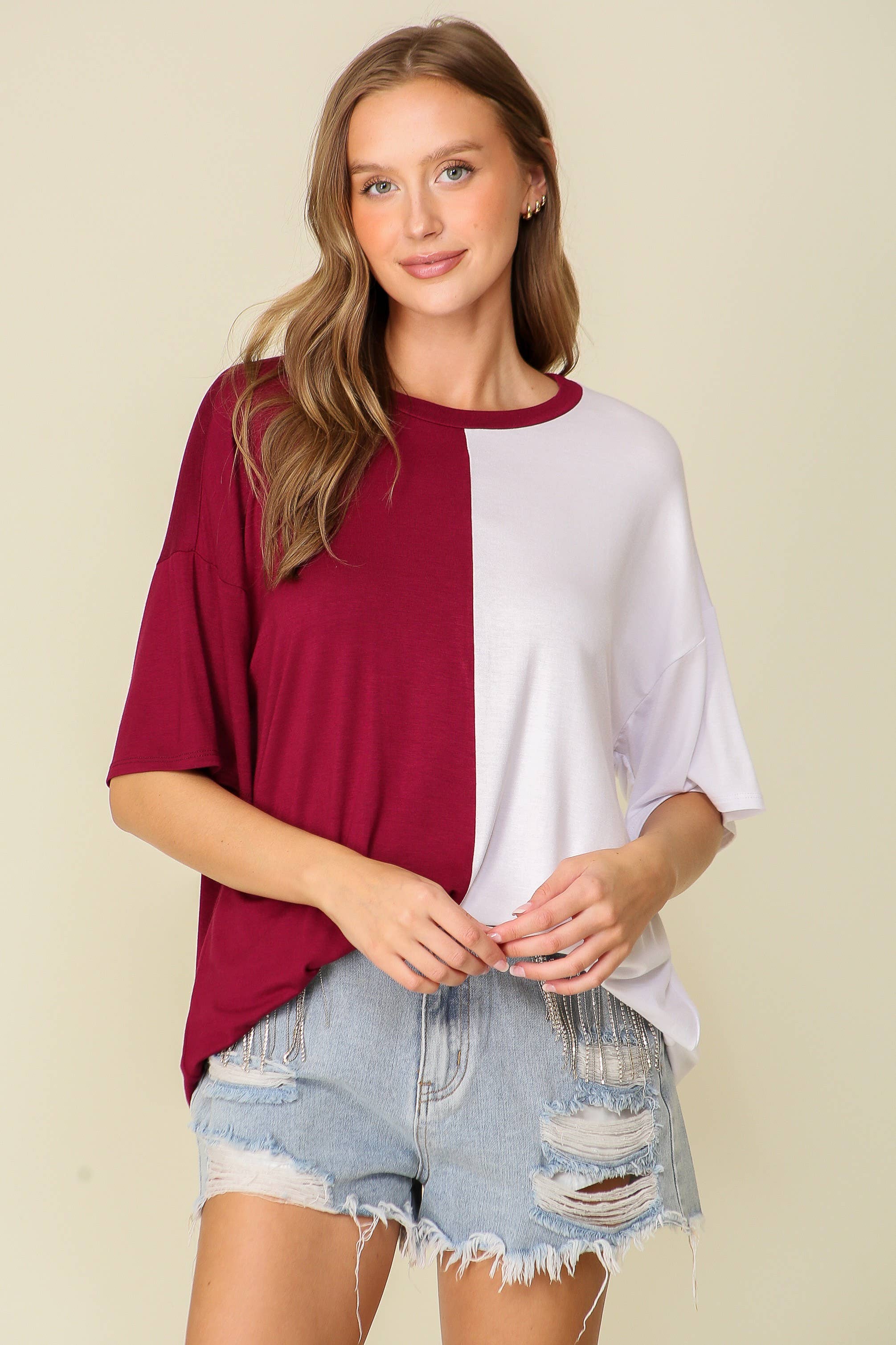 Game Day Multi Color Knit Top 3