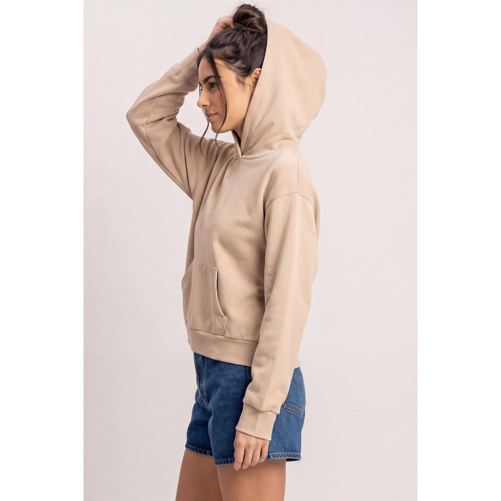 Long Sleeve Hoodie With Kangaroo Pocket
