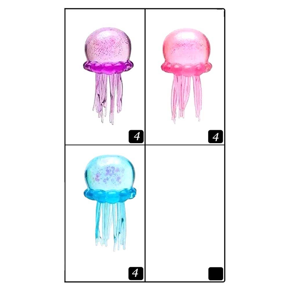 12PCS - Jellyfish Squeeze Squishy Stress Relief Toy
