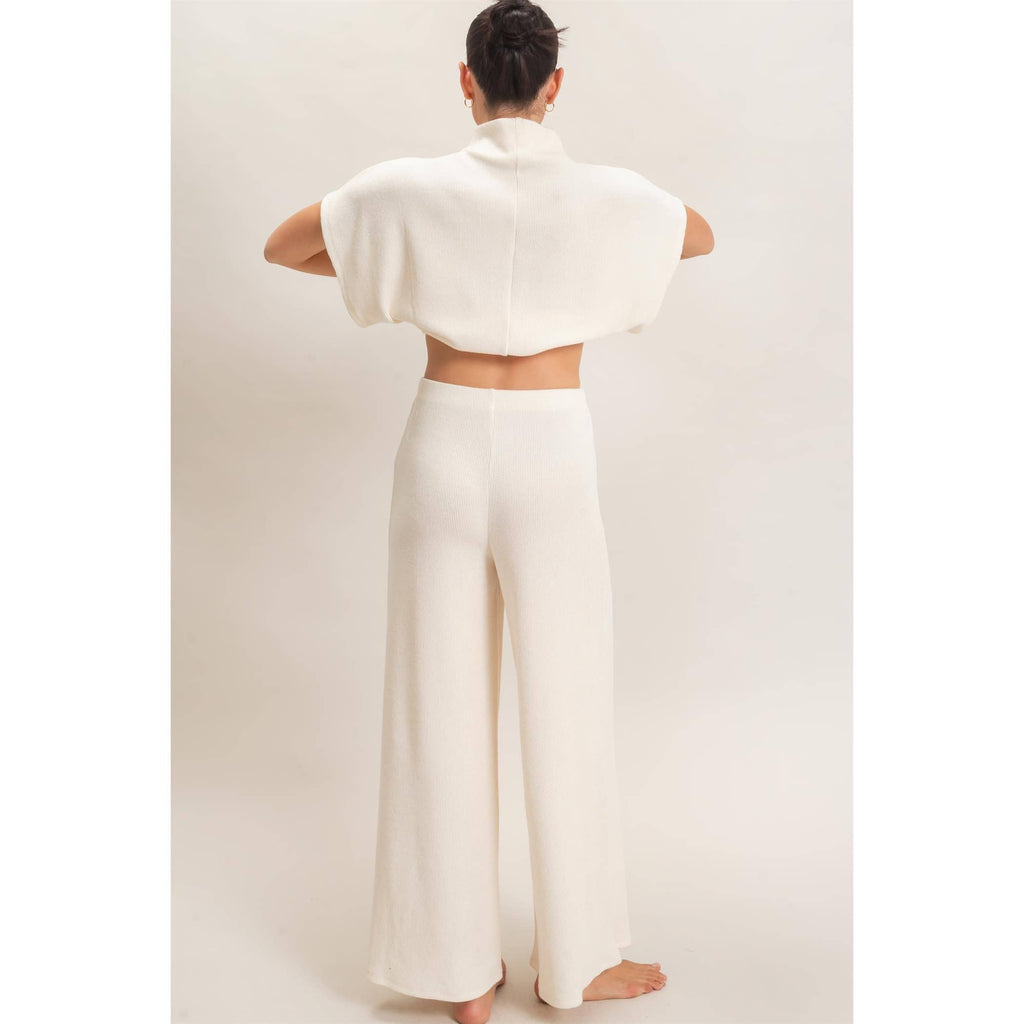 Dolman Sleeve Top And Pant Set