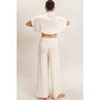 Dolman Sleeve Top And Pant Set
