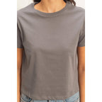 Crew Neck Cotton T-Shirt