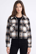 Plaid Cropped Shacket