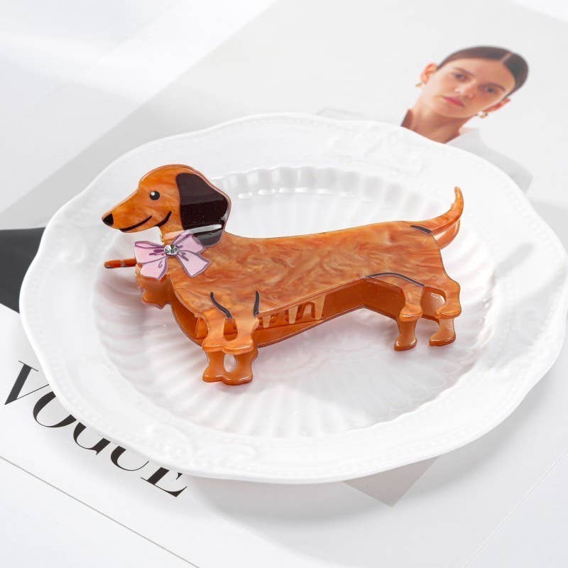 JUMBO DOG HAIR CLAW CLIPS | 40H1108