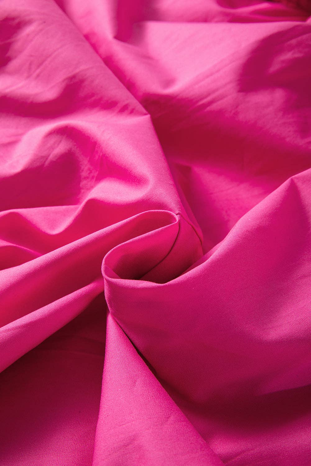 Pink Puff Sleeve Mini Dress