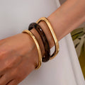 Tort & Gold Bangle Trio Bangle Set | 80B1586