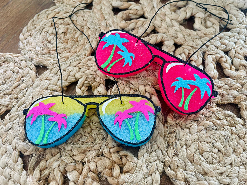 Tropical Sunglasses Car Freshie