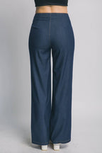 Wide Leg Denim Jeans