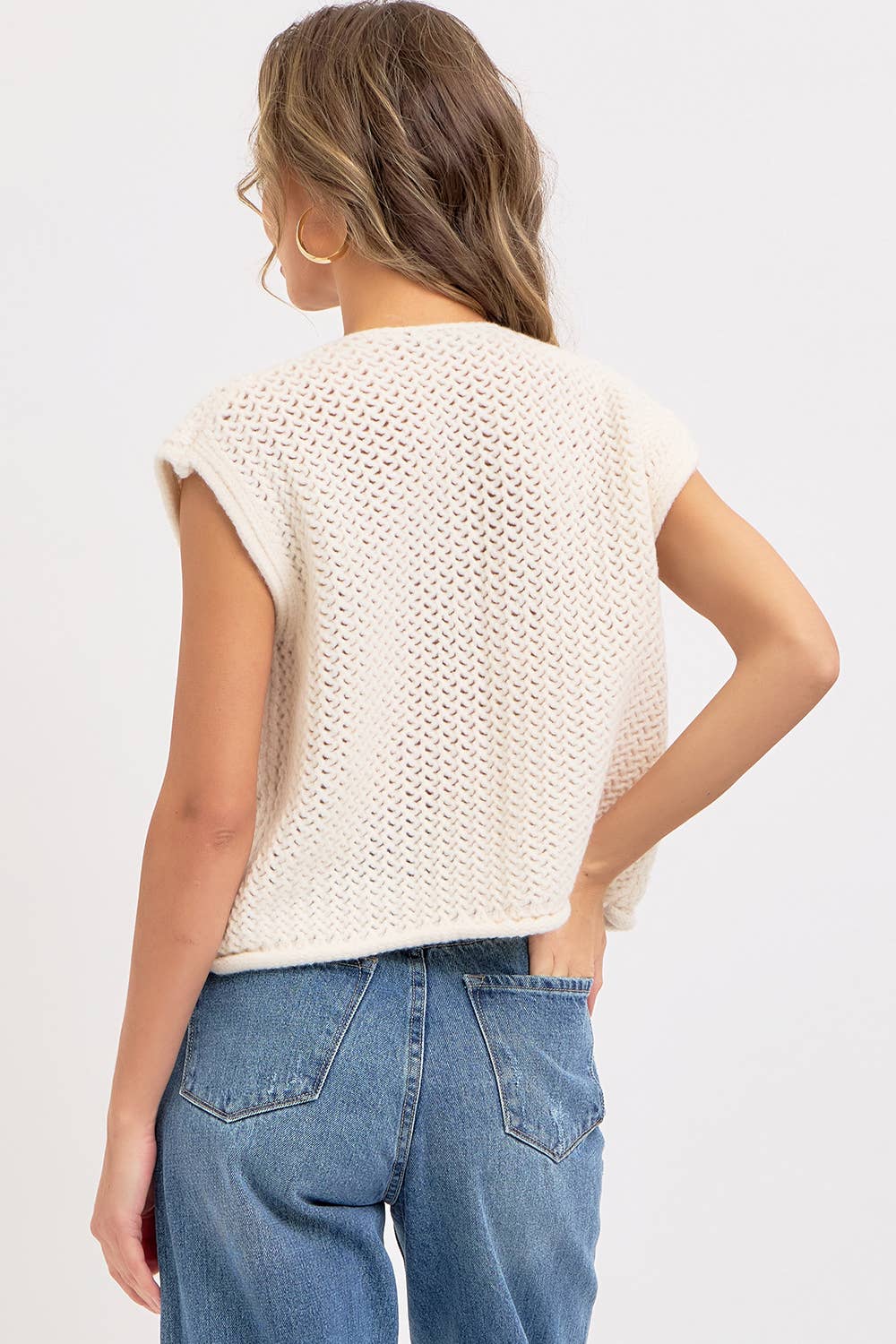 Abby Vest Knit Top