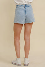 Concert Denim Wrap Skort