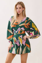 Vibrant Green Romper