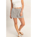 Striped Drawstring Waist Shorts