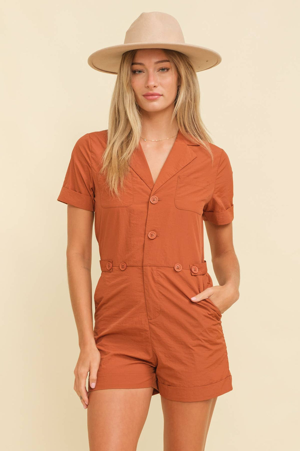 Pumpkin Spice Romper