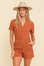 Pumpkin Spice Romper