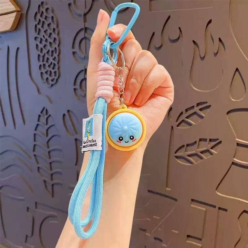 Cute Face Dumpling Wristlet Keychain 6-Pc Set|40KC192-Pack 6