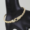 Bejeweled Twin Snake Bracelet