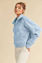 950CK Dove Funnel Neck Half Zip 6